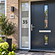 Bedrukte Raamfolie met Huisnummer en Strepen – Modern Lines