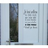 Deursticker je bent welkom Deursticker je bent welkom