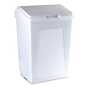 Plastic bin with lid