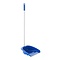 Dustpan with long metal pole