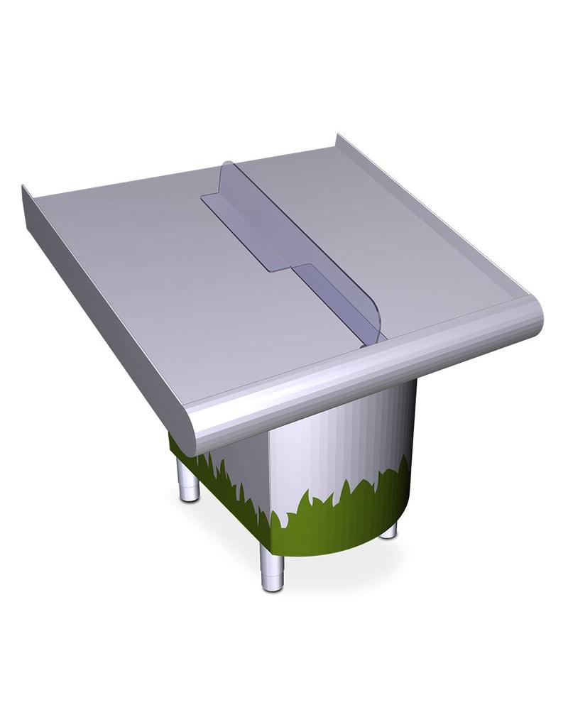 Divider for counter INOX RVS FOR FOOD INDUSTRY