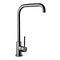 Stainless steel kitchen faucet