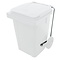 Fricosmos Waste bin with lid and wheels with pedal