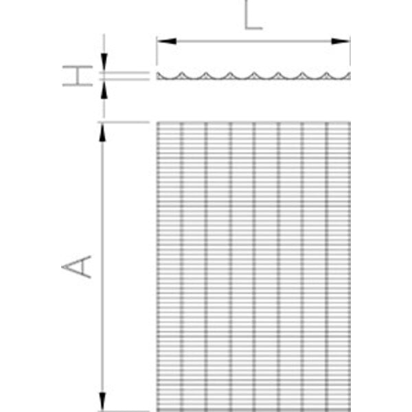 Fricosmos Wire mesh baguette tray