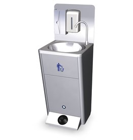 Fricosmos Mobile washbasin with splashback