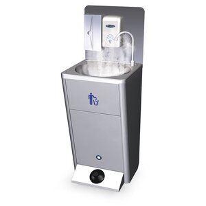 Option: hot water set for portable washbasin