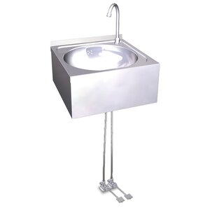 double pedal operated hand wash basin