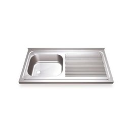Sink with right draining board