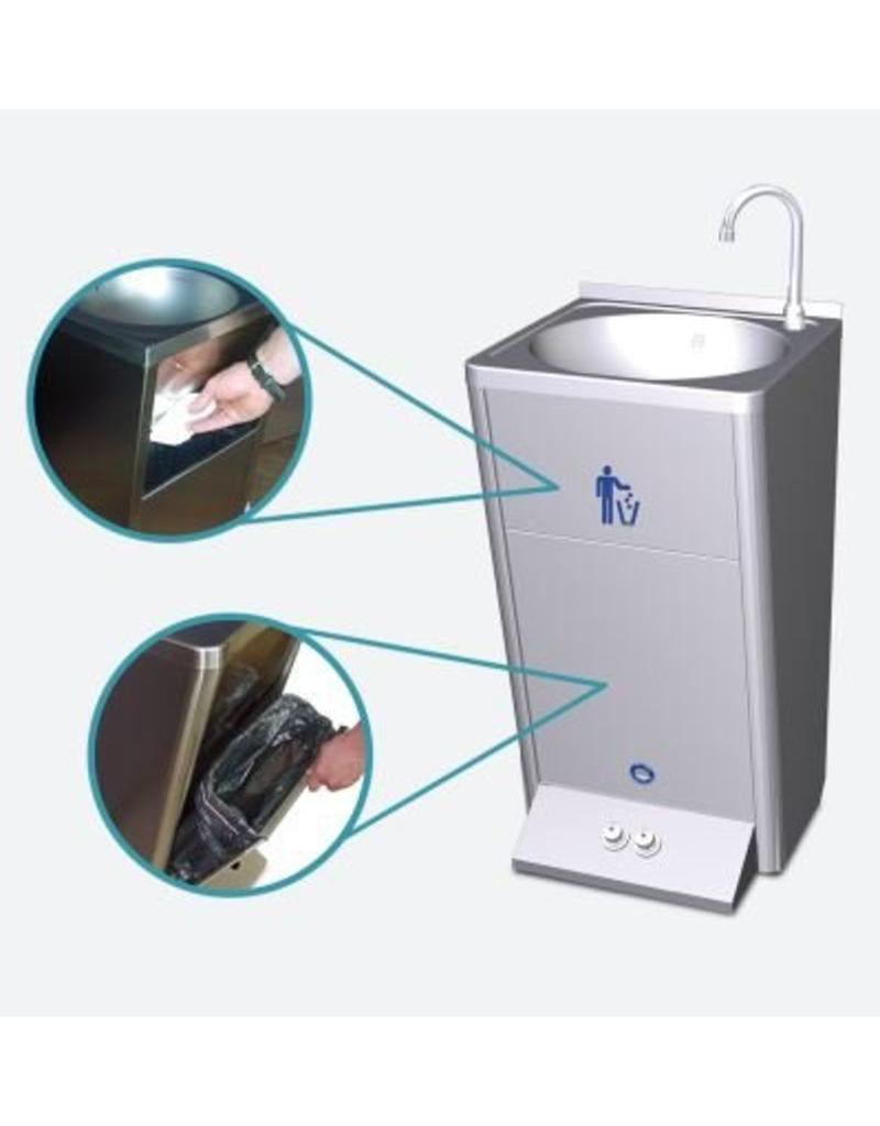 Fricosmos Mobile hand washbasin with two control buttons for hot and cold