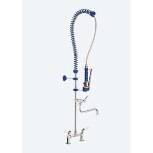Pre-rinse shower with quartz valve control