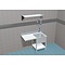 Shower faucet extra short mast