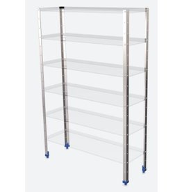 Fricosmos Stainless steel vertical support for modular shelving