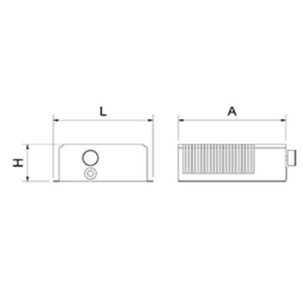 Fricosmos Air heater for cupboard, with thermostat