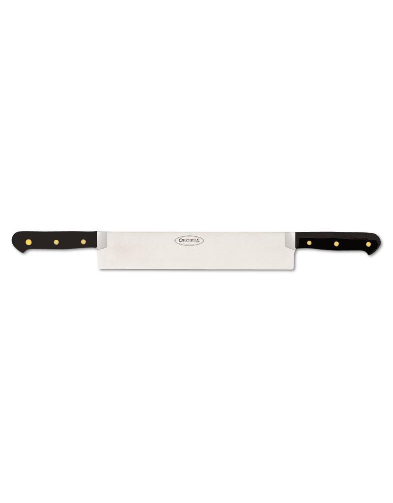 Cold meat knife with two handles