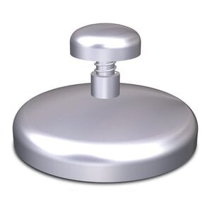 Round hamburger press