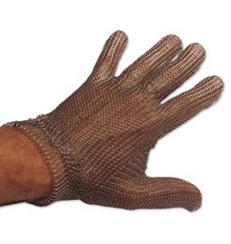Mesh gloves in stainless steel expert model