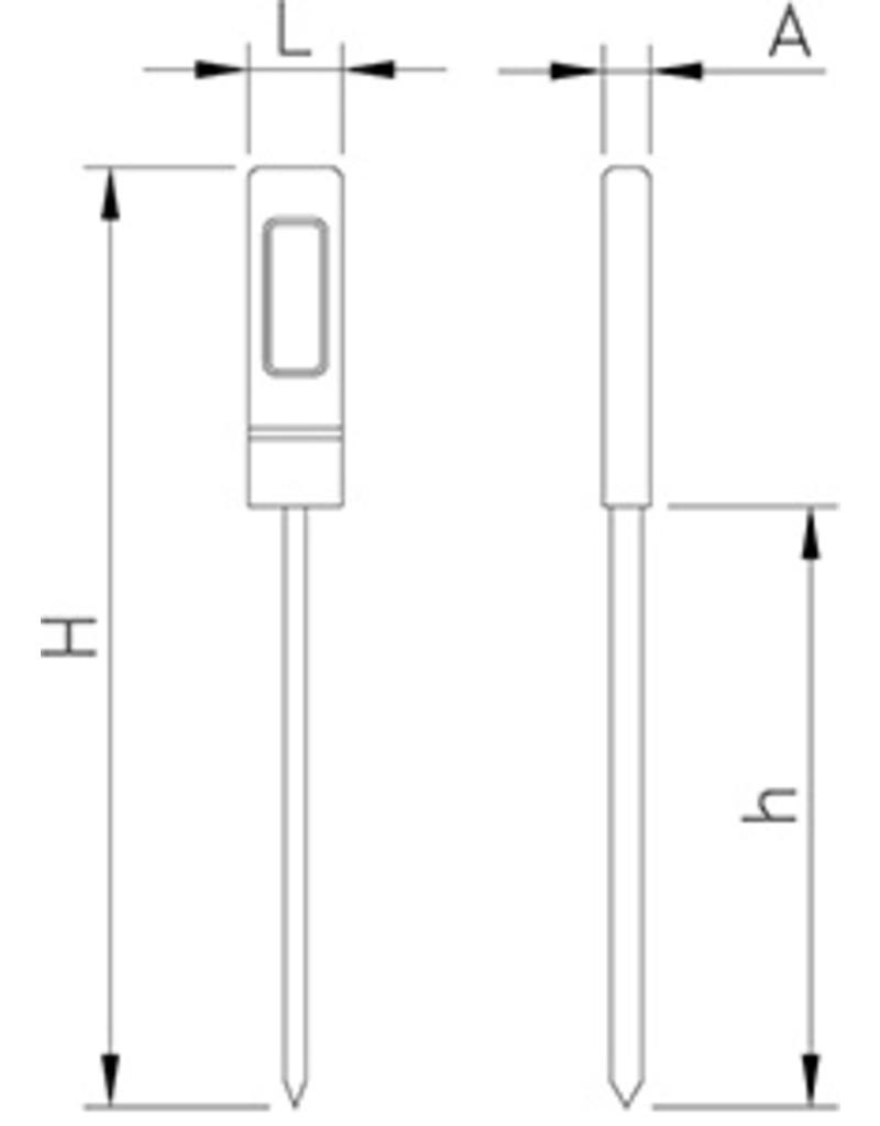 Basic Digital Thermometer INOX RVS FOR FOOD INDUSTRY