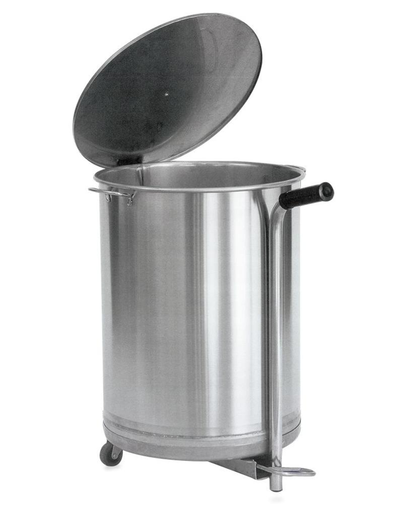 steel waste bin