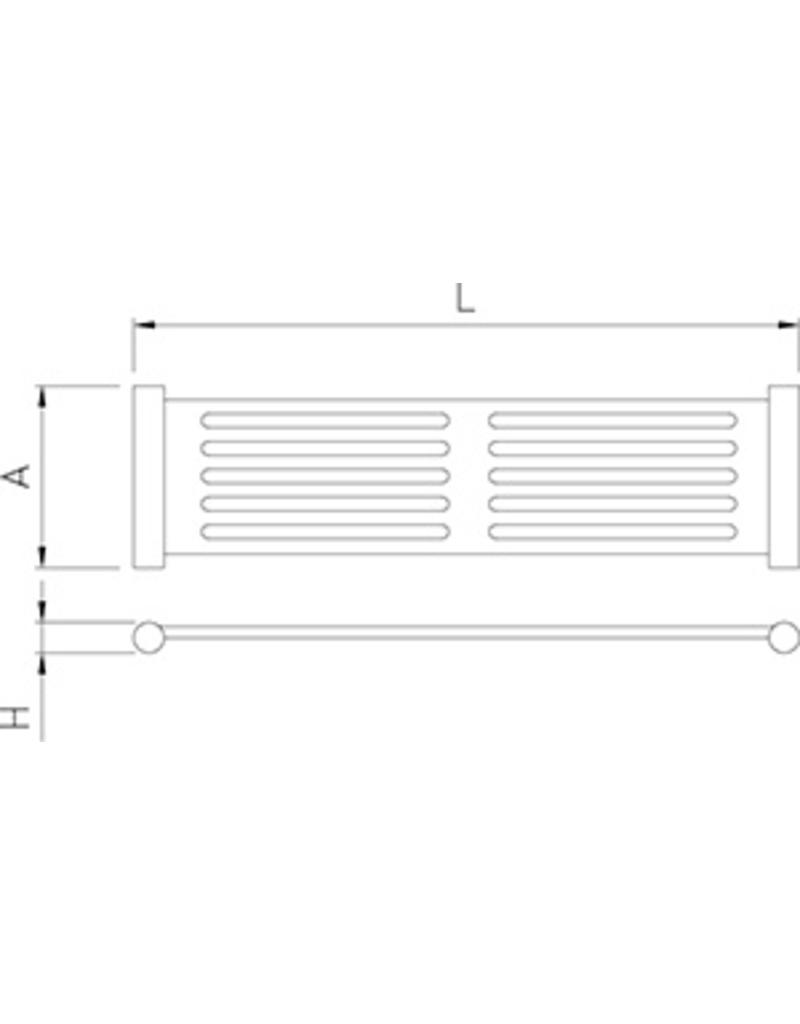 leeg Opblazen eeuwig Handdoekenplank - INOX-RVS.COM