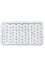 Perforated bottom for gastronorm container in polycarbonate