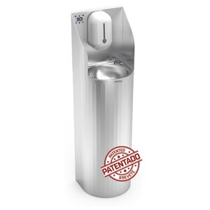 Electronic 3D hand wash basin pedestal