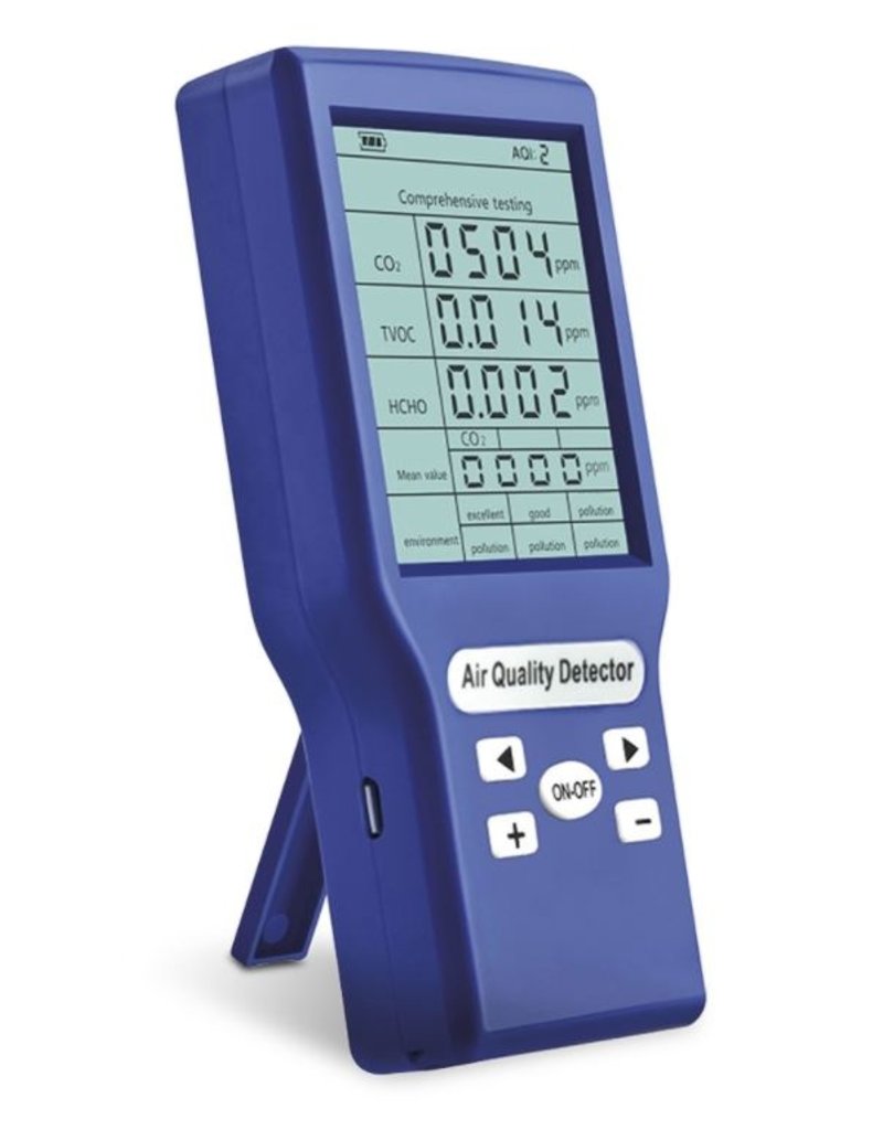 Air quality monitor with CO2 detector