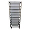 Raw material tower with 9 bins with lid