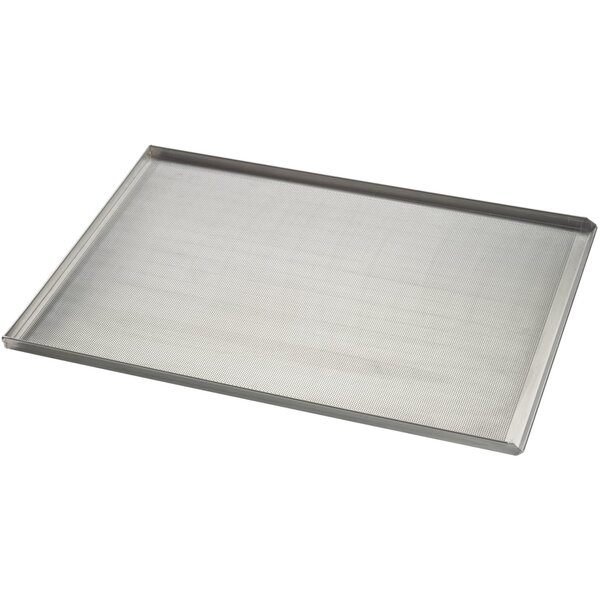 Seabiscuit line Baking tray aluminum 400x600mm 3x90° and pouring edge perfo 3mm