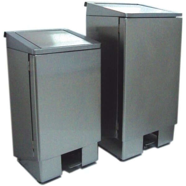 Seabiscuit line Soft contact waste bin 60, 90 and 120L with pedal and auger.
