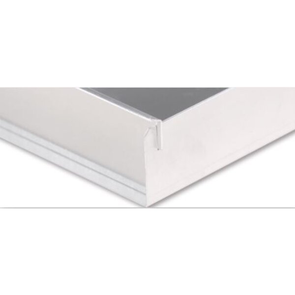 Seabiscuit line Kapselplaat aluminium 400x600mm volle plaat 4x90°