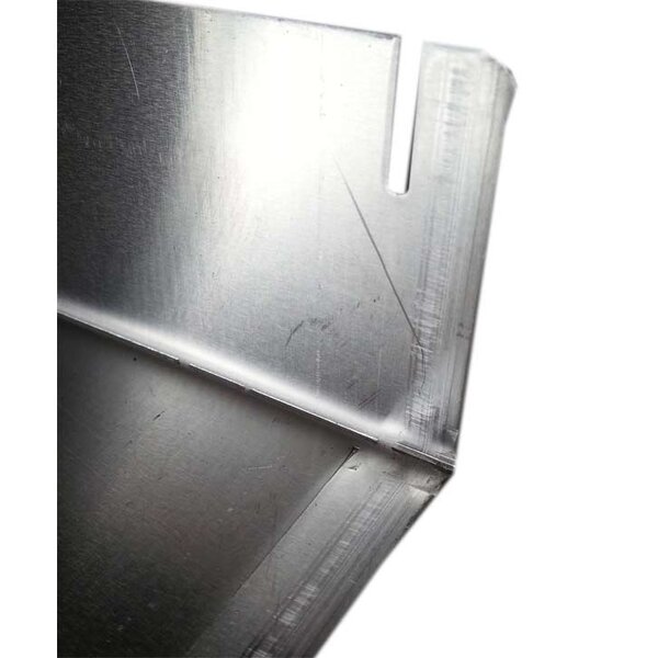 Seabiscuit line Kapselplaat aluminium 400x600mm volle plaat 4x90°