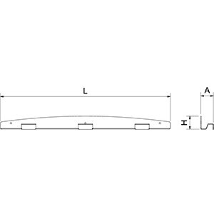 Wall coat rack in stainless steel