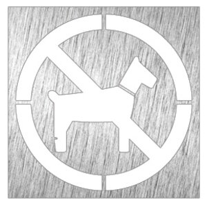 No dogs icon