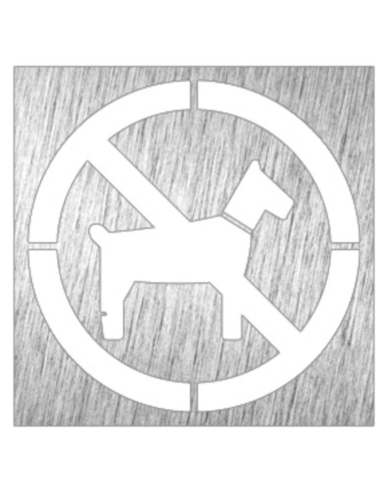 Geen honden pictogram
