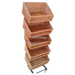 Stainless steel basket rack