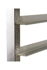 Plate rack shelf trolley 600x400mm