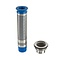 Washing-up sink 2 basins furniture 700mm depth base plate