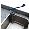 Washing-up basin 2 bins furniture 700mm depth bottom plate