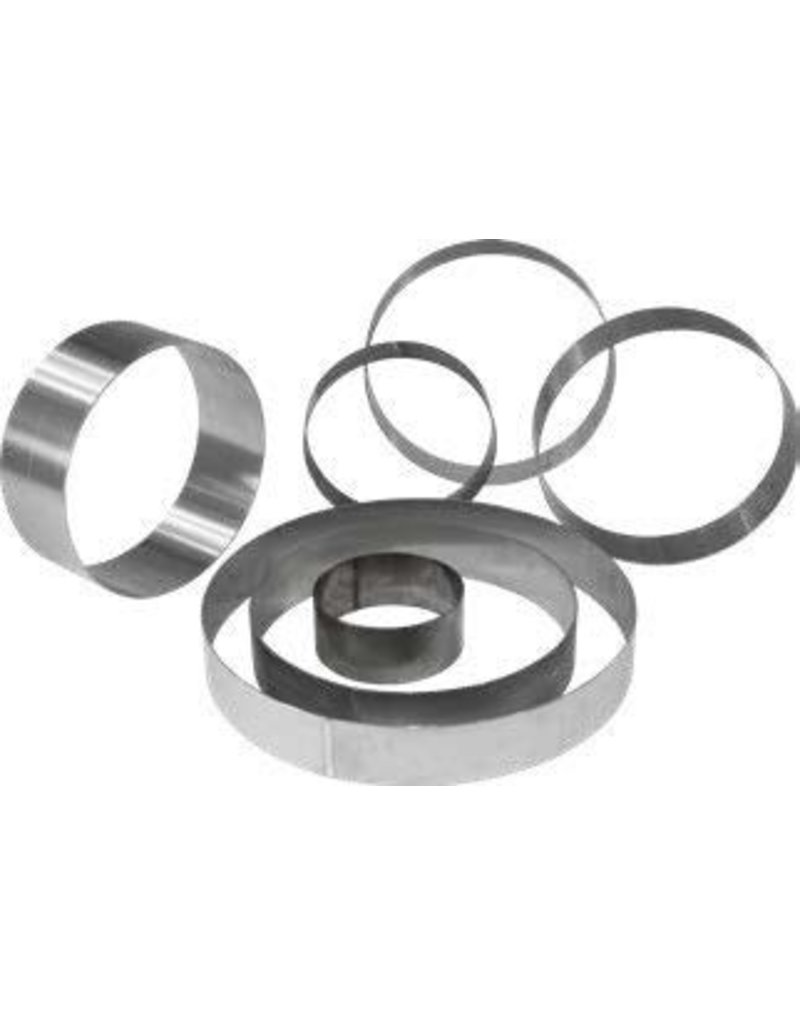 6 Pcs Cooking Round Cake Ring Mold, Stainless Steel Muffin Tart Rings, Metal  Molds Double Rolled Cr | Fruugo NO