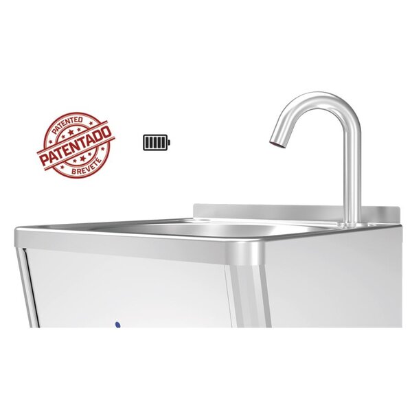 Fricosmos Mobile handwasher electronic washbasin with rechargeable battery