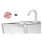 Fricosmos Mobile handwasher electronic washbasin with rechargeable battery