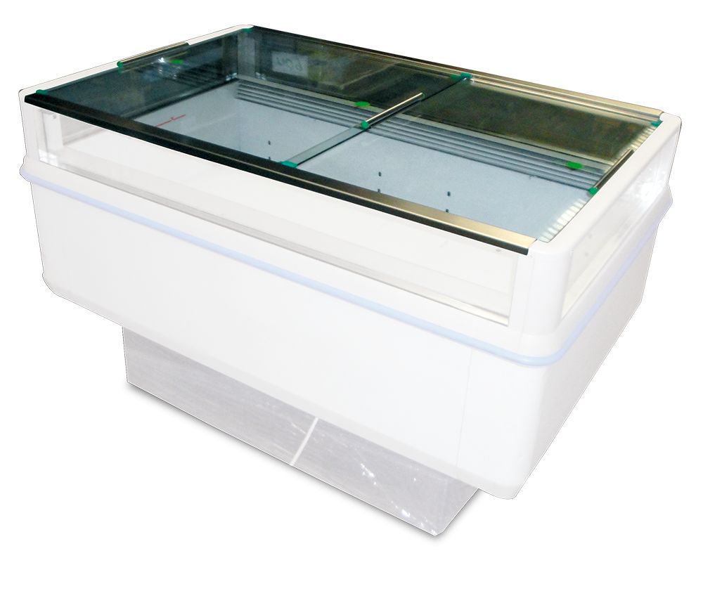 Modular cover for island freezers INOX RVS FOR FOOD INDUSTRY
