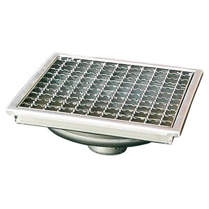 Drain grate with grid