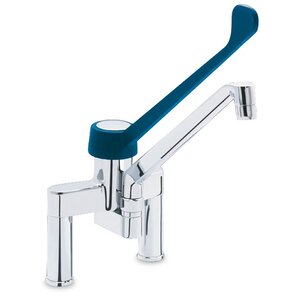 Mixer tap with elbow control