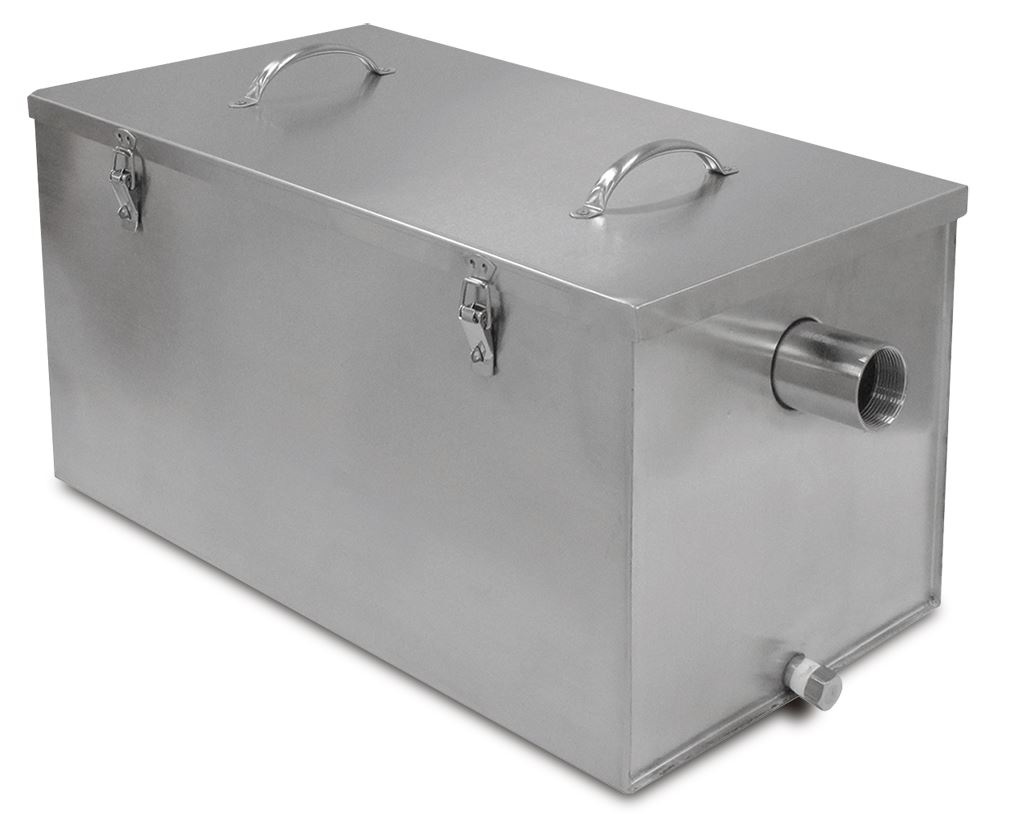 Grease separator in stainless steel INOX RVS FOR FOOD INDUSTRY