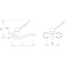 Mengkraan met wandbevestiging en elleboogbediening