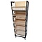 Black painted cookie rack with plywood trays 600x400mm
