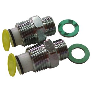 Anti-return valve set