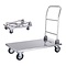 Stainless Steel Platform Cart with Retractable Handle