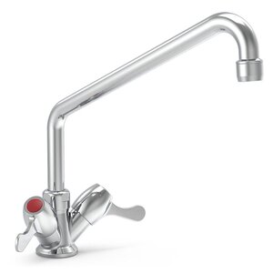 Mixer tap with quarter turn operation